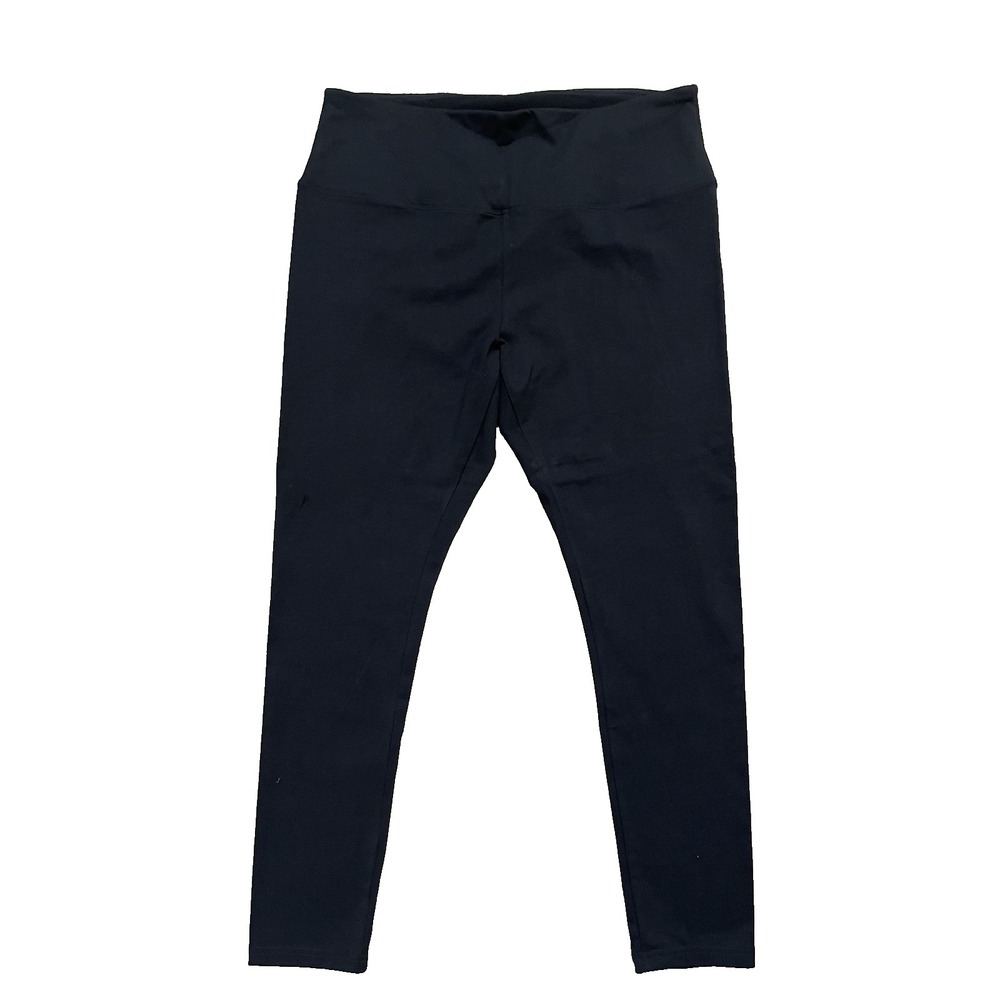 NWOT Style & Co Leggings Womens 0X Black High Rise Stretch Ankle Plus Pants New